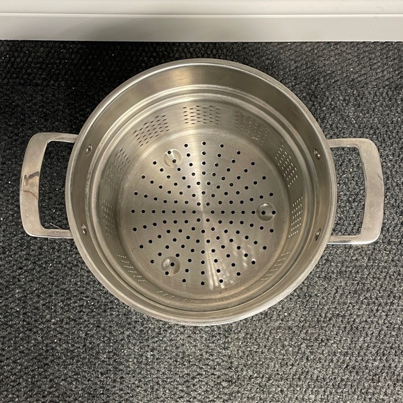 VIKING Stainless Steel Colander Strainer Insert for 8Qt Stock Pot No Lid - Picture 2 of 4